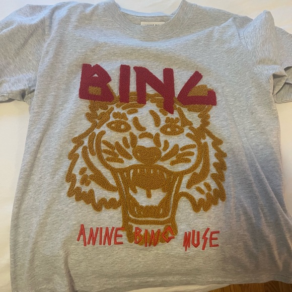 Anine Bing Tops - Anine Bing Tiger Tee